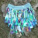 Floating on the Winds of Love Hand Dyed Fairy Wrap Skirt / One of a kind Yoga / Movement Skirt / Unique Up-Cycled Dance Skirt / Beach Wrap
