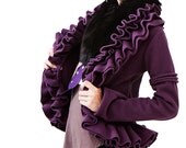 HOLIDAY SALE  Ruffle fleece jacket