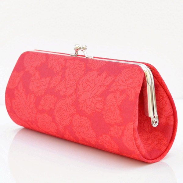 Rosettes in Love..Small Clutch Purse