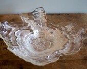 Vintage Mother of Pearl Glass Shell Dish