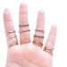 Vintage Ring Lot - Huge Costume Jewelry Destash of 11 Rings - Pretty Fingers