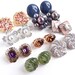 Vintage Clip On Earring Lot - 9 Pairs of Costume Jewelry / Retro Earring Destash