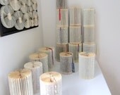 Personalized Book Statement - Folded Book - Cylinder with Bookmark and Title
