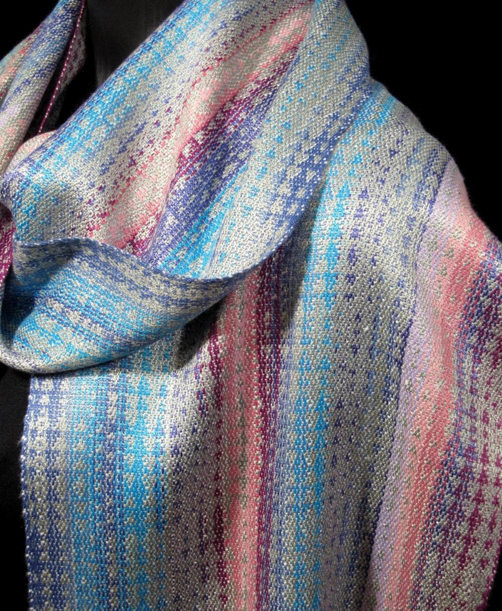 Hand Woven Scarf, Accessory by Loom On The Lake