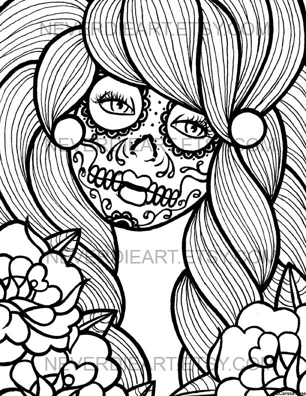 Digital Download Print Your Own Coloring Book By NeverDieArt
