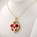 MADE TO ORDER Sailor Moon Inspired Cosmic Heart Compact Necklace Pendant Laser Cut Acrylic