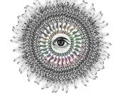 Feather Eye - Open Edition Giclee Print