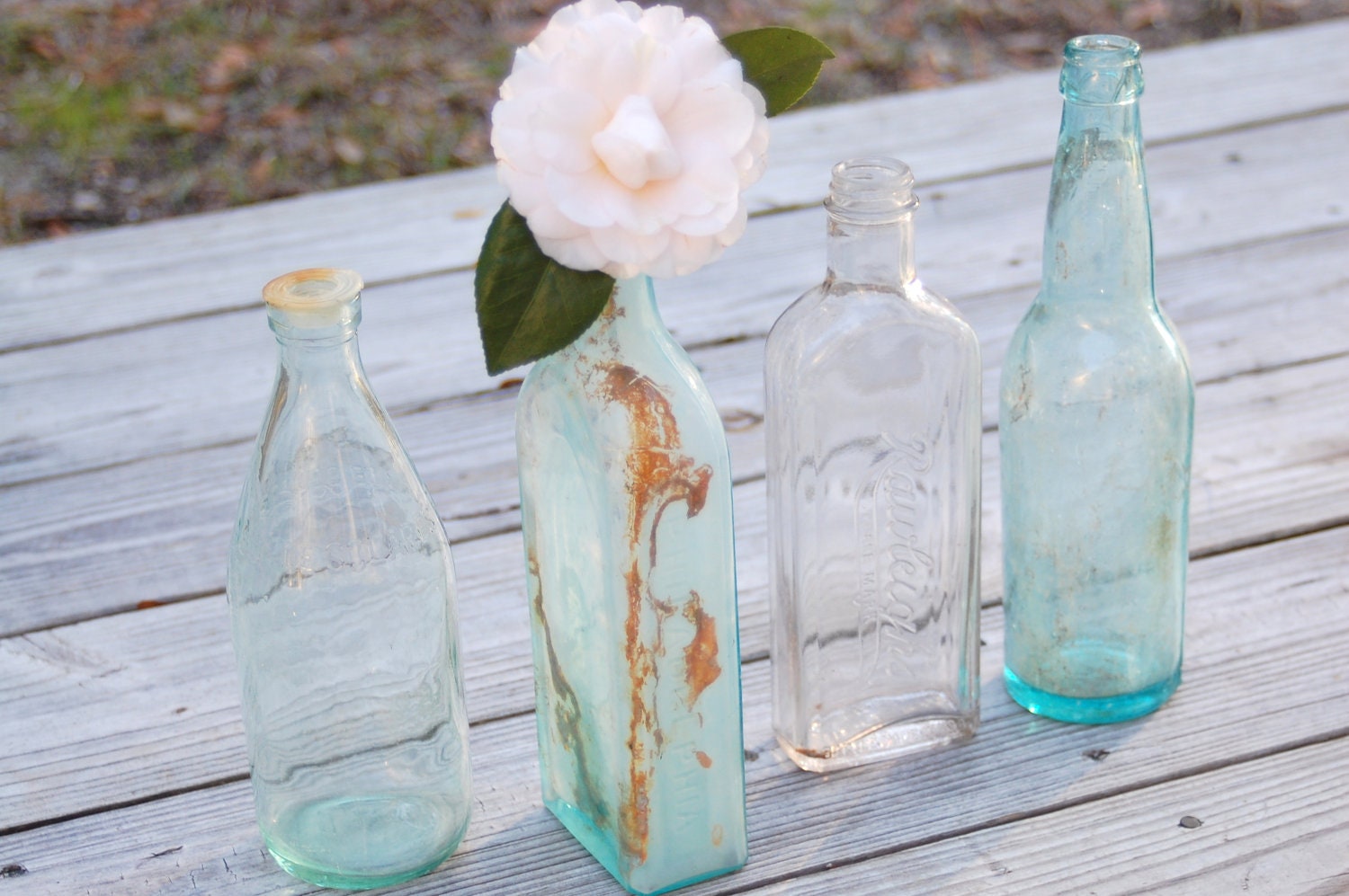 vintage 1930s Rawleigh's Trademark apothecary bottle