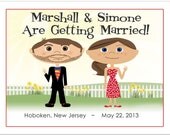 Superhero Save the Dates - Available as Cards or Magnets