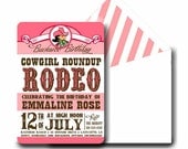 Invitation . Rhinestone Cowgirl Collection . by Loralee Lewis