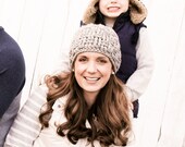 Crochet Hat Pattern,Womens Everyday Wool Hat in Heather Gray, Womens Hat Pattern, Beanie Pattern, Gray Hat