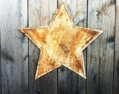Rustic Metal Star for Country Decorating