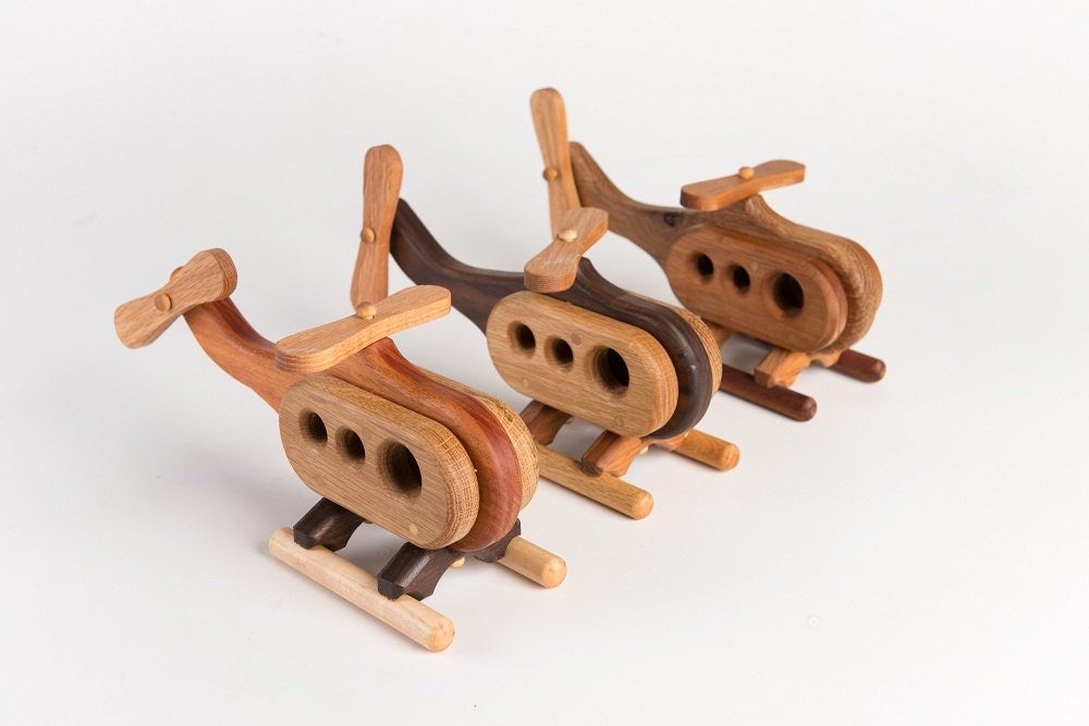 Wooden Toy Helicopter