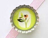 Bird Lime Bottle Cap Magnet - nature lover gift, for nature lover, woodland party favors, bird magnets, bird home decor, bird kitchen decor