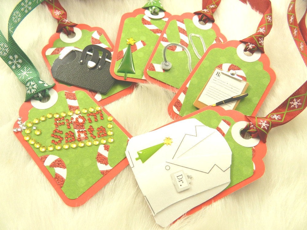 for the doctor christmas gift tags 6 tags by purplecorner for the doctor christmas gift tags 6 tags by purplecorner