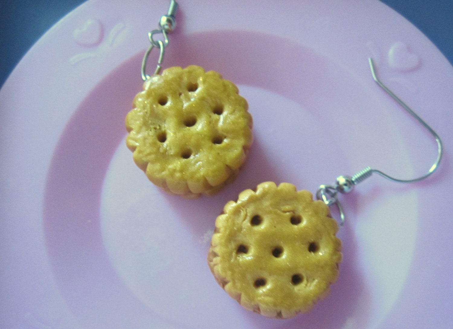 Peanut Butter Cracker Earrings
