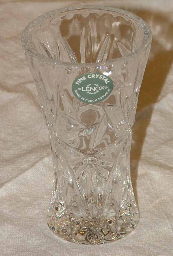 Lenox Crystal Star Vase 4 New in Box With by on Etsy