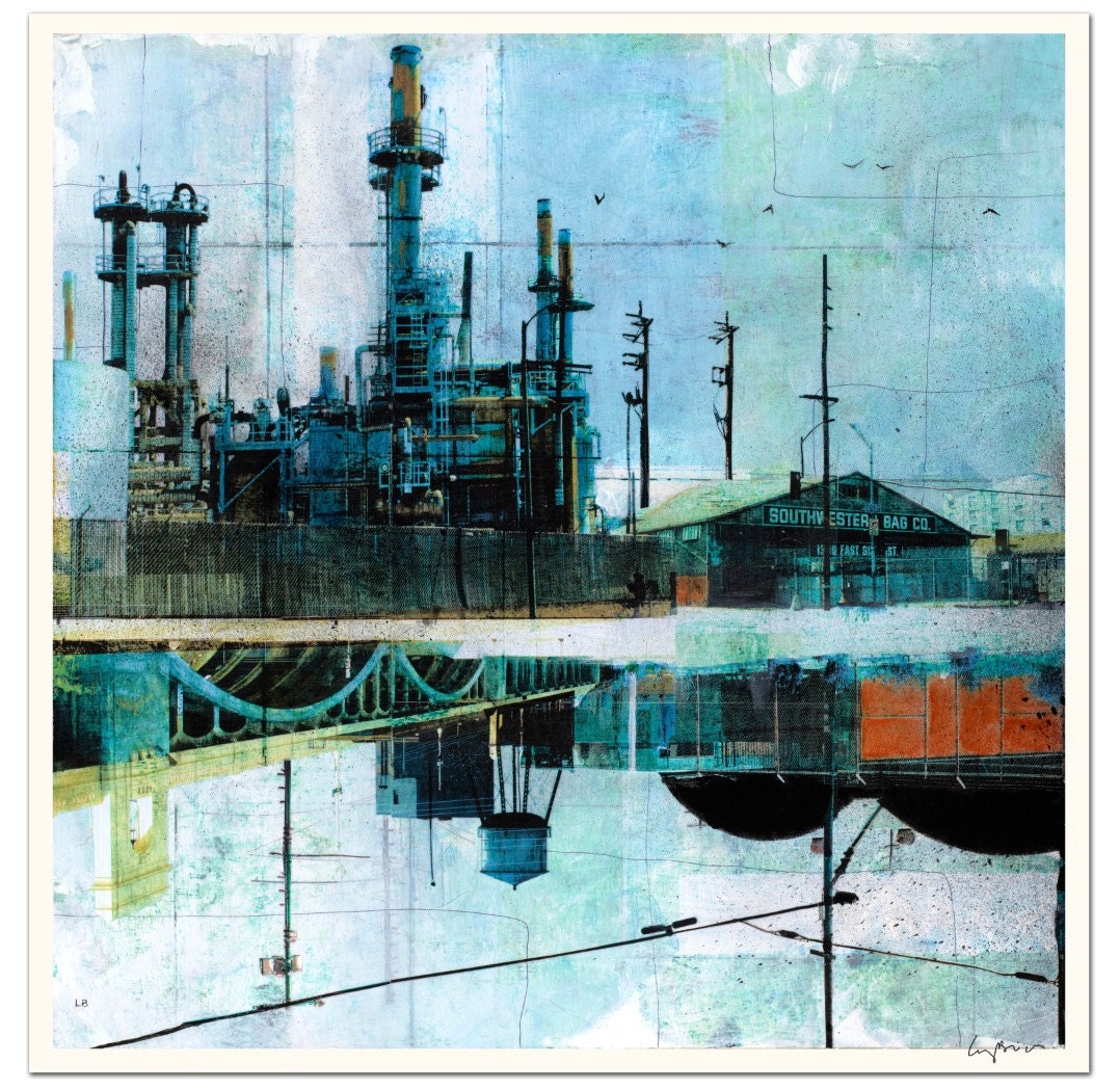 STEEL MECCA - Fine art reproduction - 17 x 17" - Signed by the artist