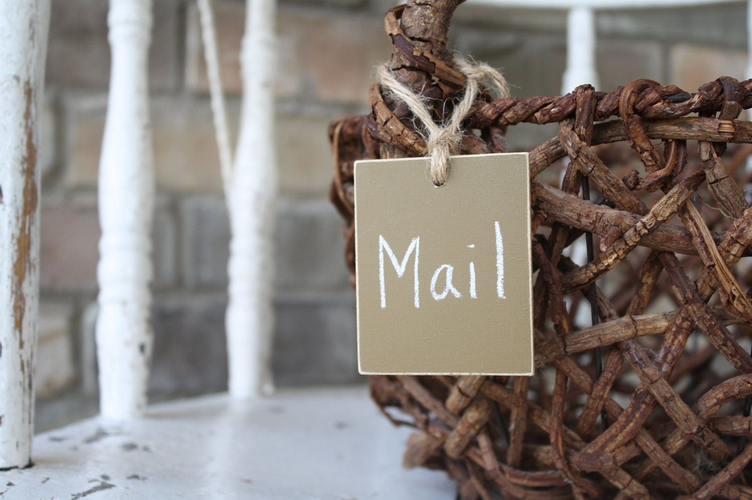 Mini Chalkboard Tags - Distressed Caramel 5 Pack