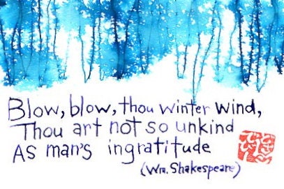 Shakespeare series (Sonnet) Original Etegami