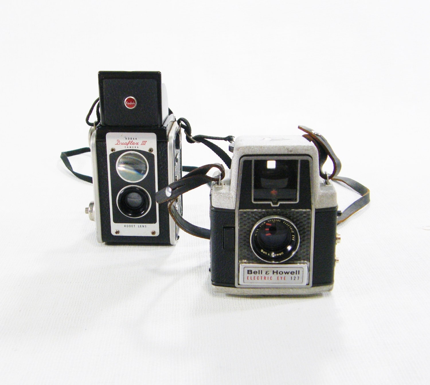 pair Vintage Snapshot Cameras