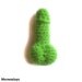 CAT TOY PENIS bright green weird funny cat toys catnip cat nip mature