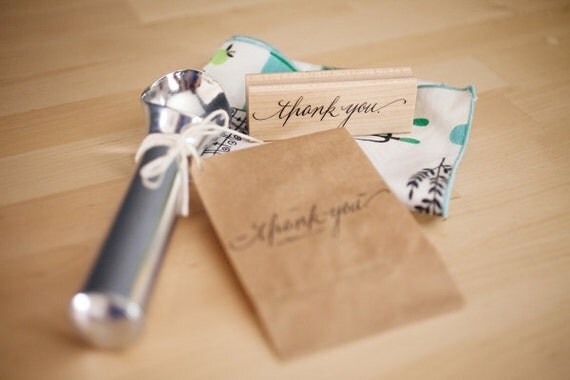 Calligraphy Stamp-thank you.