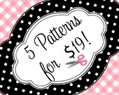 PDF Sewing Patterns for 18 Inch American Girls Dolls - Buy any 5