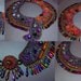 CARNIVAL Bead Embroidery Necklace: MADE to ORDER