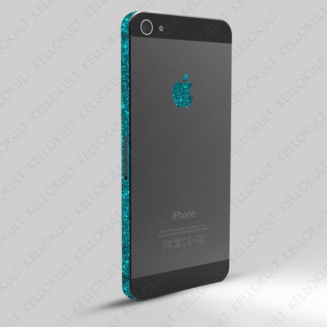 iPhone 5 Sparkling Turquoise Wrap