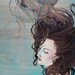 Limited Edition Giclee print, mermaid with jellyfish hair