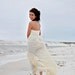 Wedding Gown- Strapless Ruffled beach bohemian Wedding Gown Shes The One LAST DAY Sale