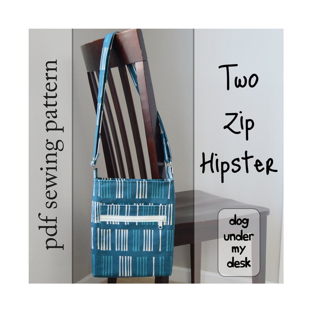 Two Zip Hipster PDF Sewing Pattern