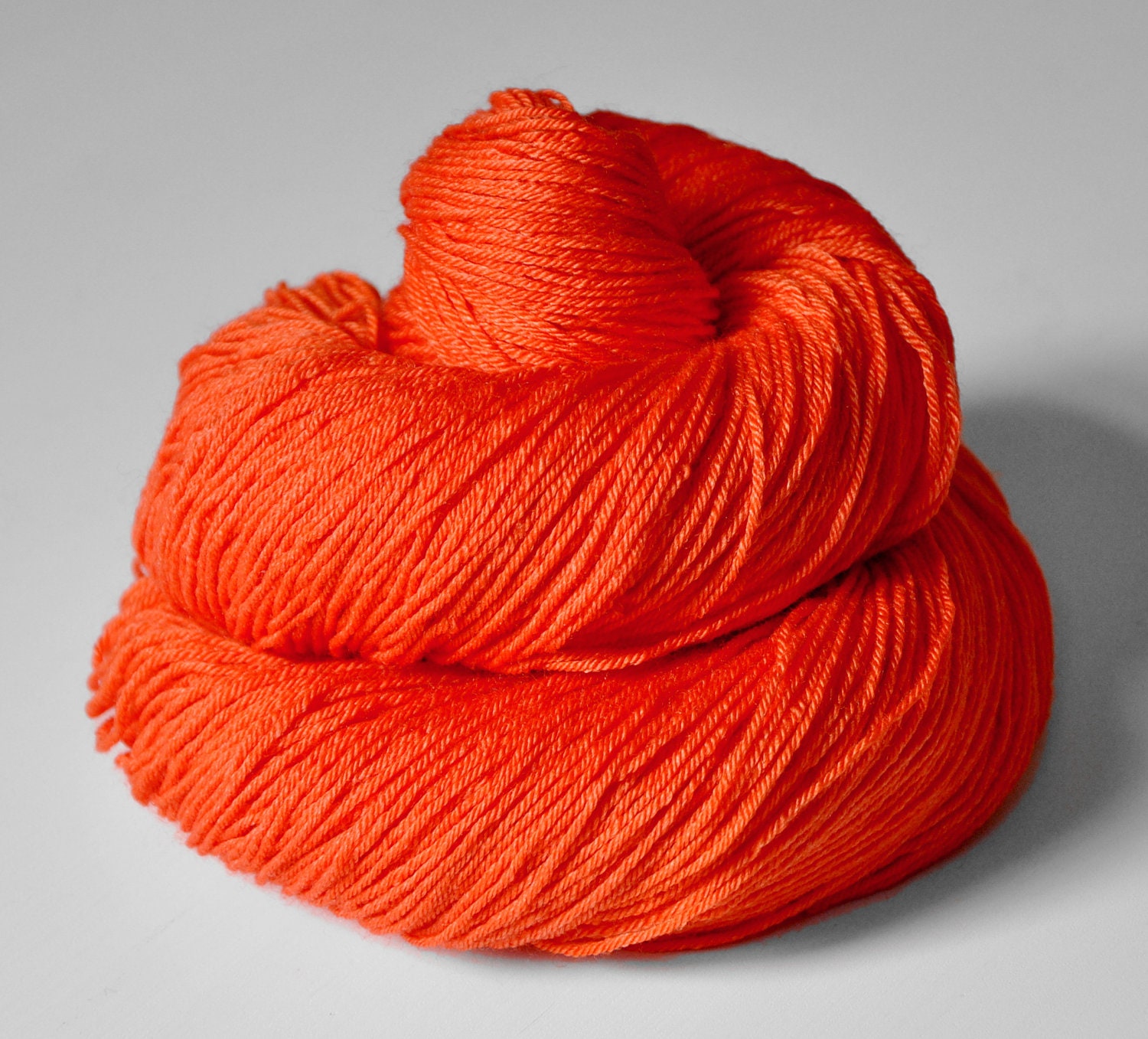 Broken neon sign OOAK - Merino/Silk superwash yarn fingering weight