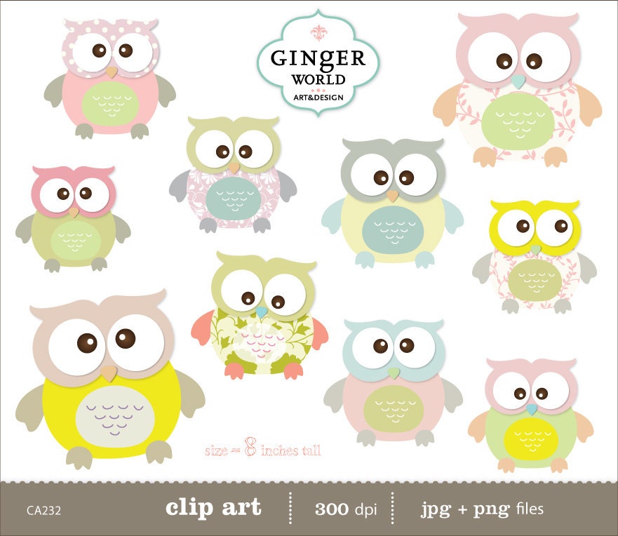 baby shower owl clipart free - photo #50