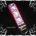 Zebra Hello Kitty Key Fob - Wristlet - Keychain - Handmade