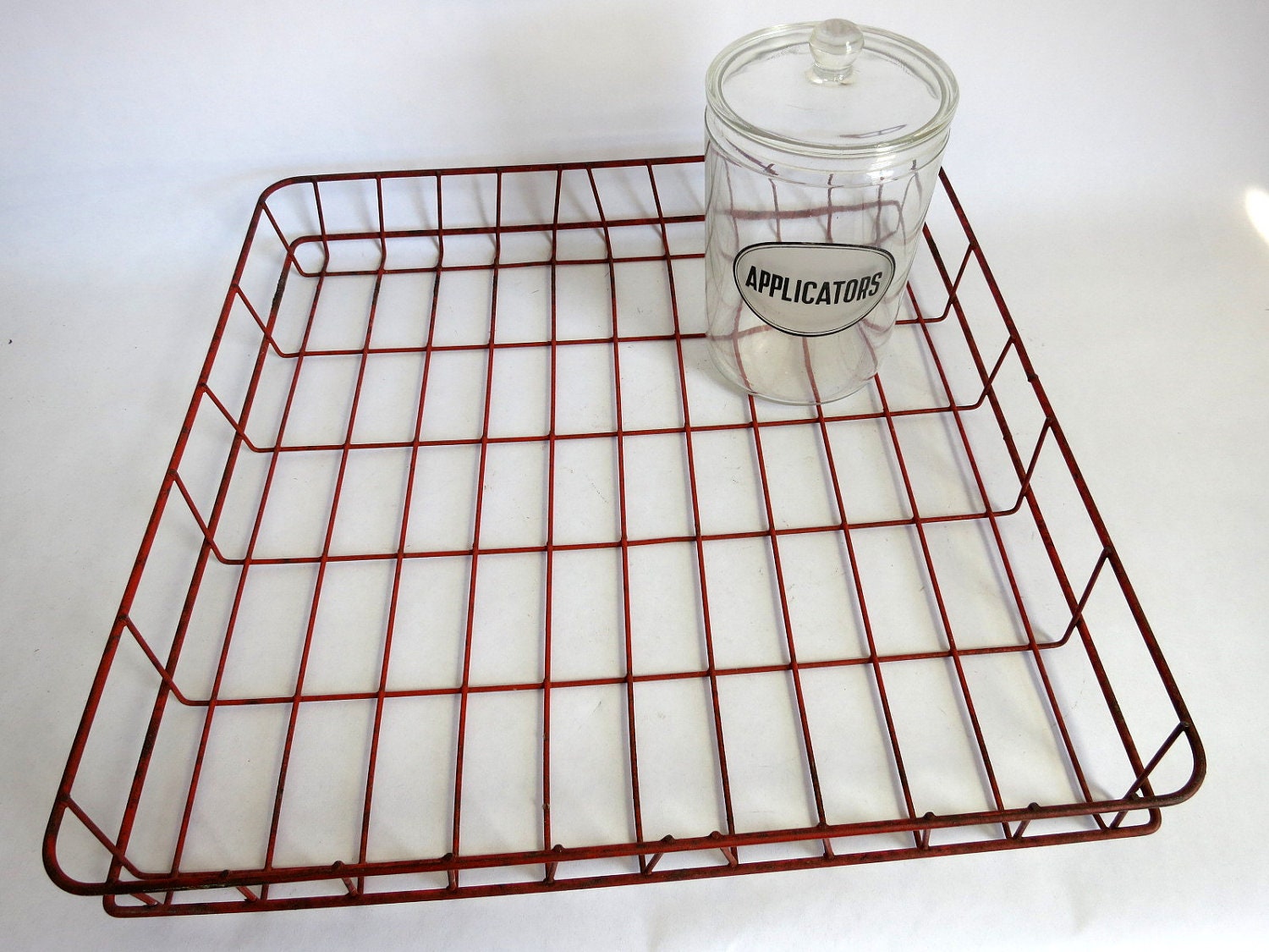 Industrial Red Wire Tray
