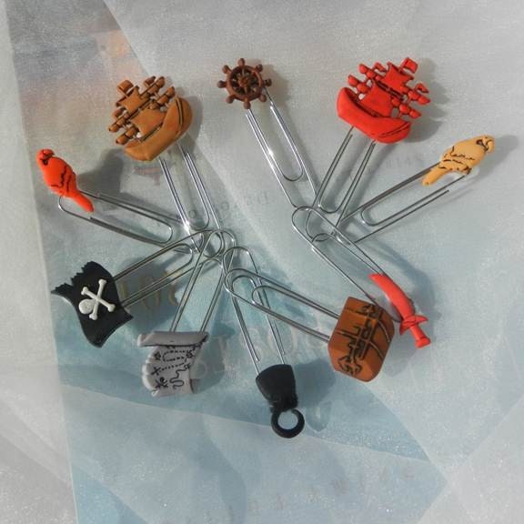 Pirate Paperclip Bookmark Set Black Friday Cyber Monday