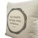 Coco Quote - Hemp and Organic Cotton Cushion Cover