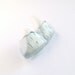 Winter Mountains Brooch, Paper Clay, Christmas