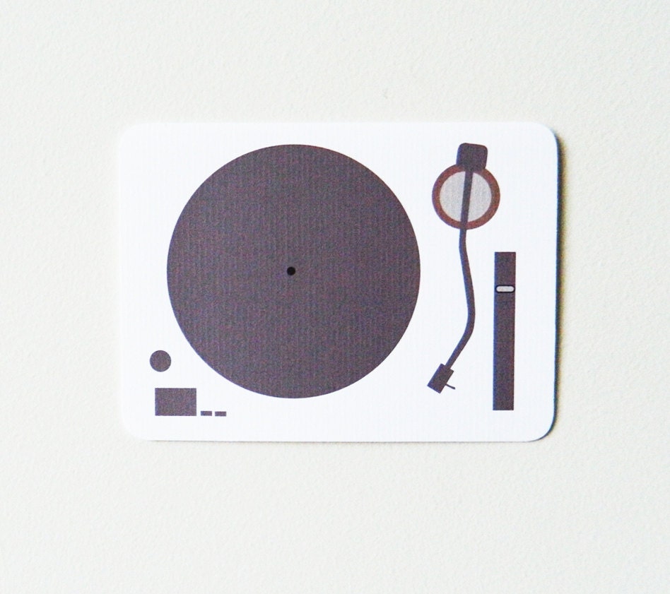 Turntable Greeting Card