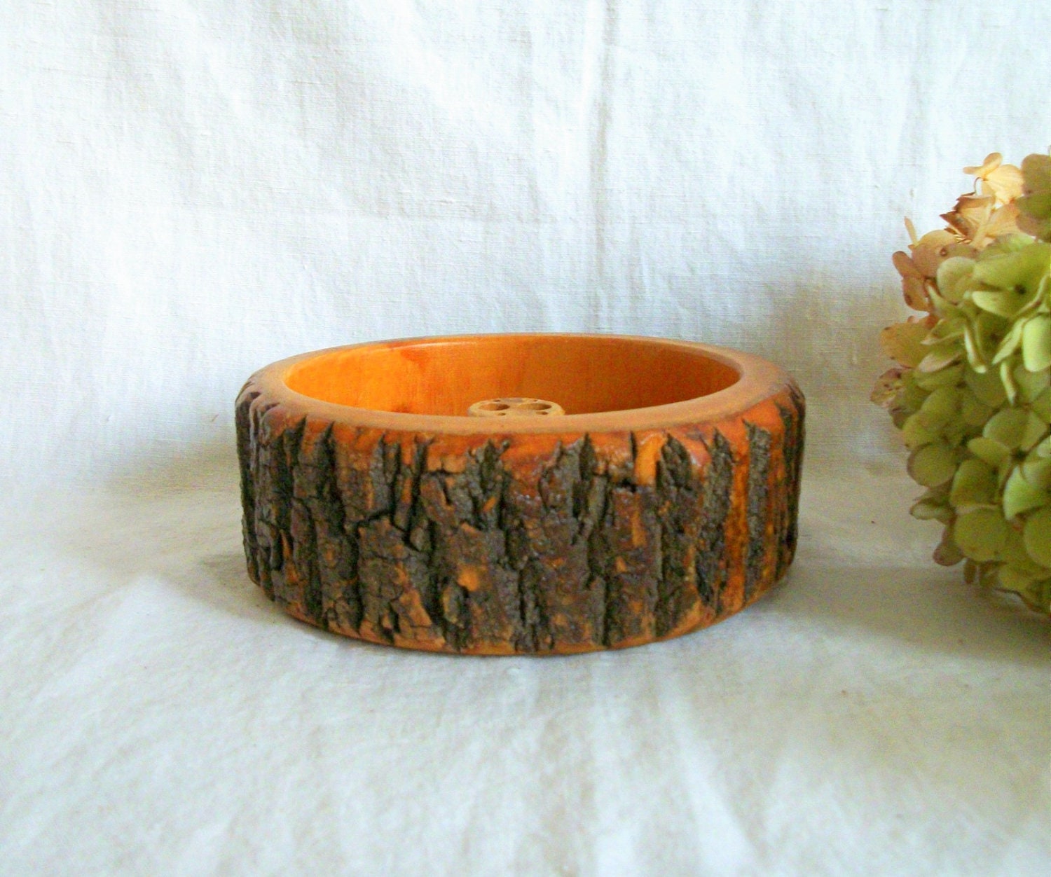 Vintage Wood Bowl/Nut Bowl