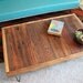 ARCHIE Reclaimed Wood Coffee Table with Hairpin Legs