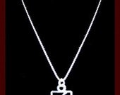 Serotonin Molecular Structure Necklace
