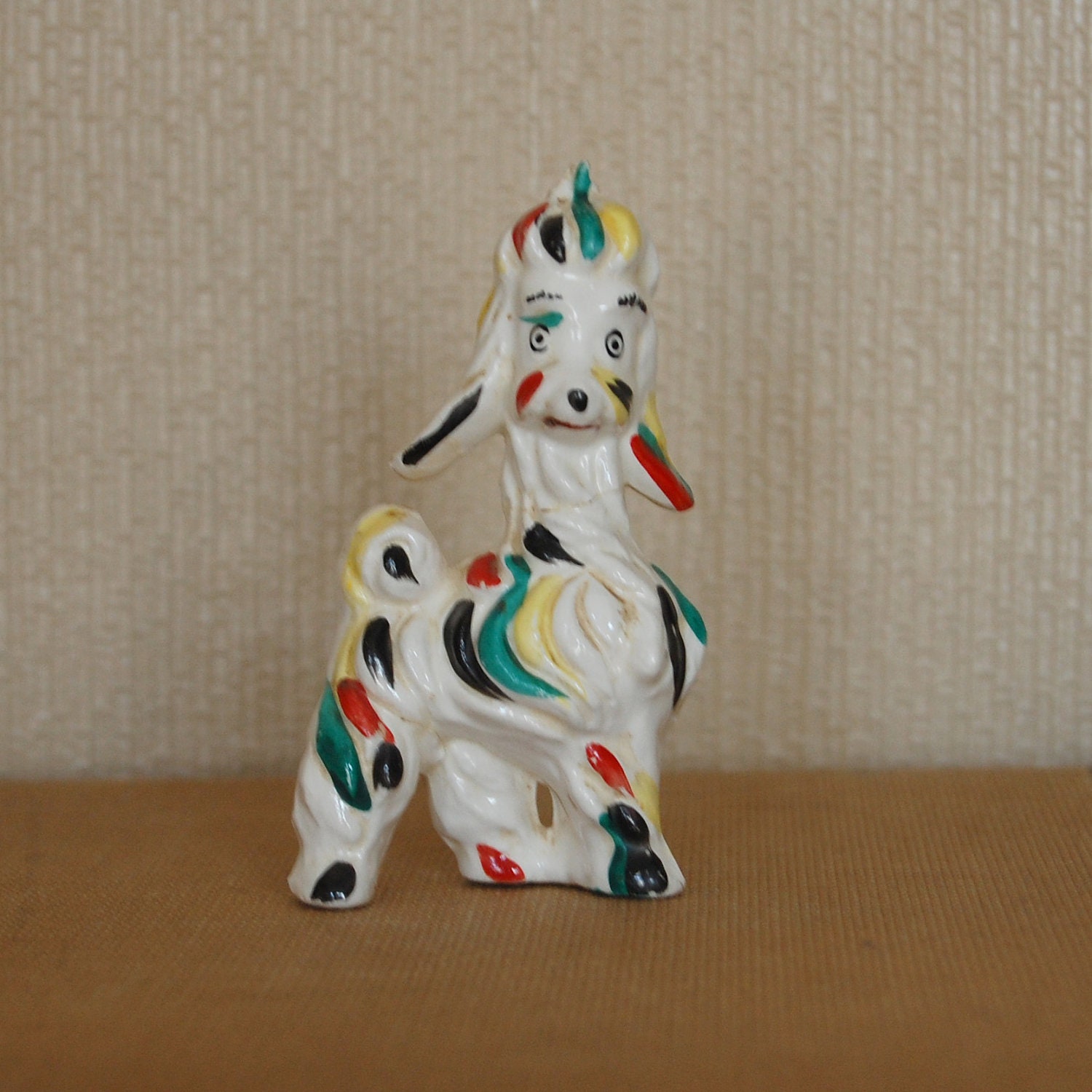 Bizarre Vintage Poodle Figurine