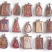 15 Thai Buddhist Buddha Clay Amulet Medallions