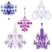 Chandeliers hand draw ...Clipart Clip Art Personal and Commercial Use...