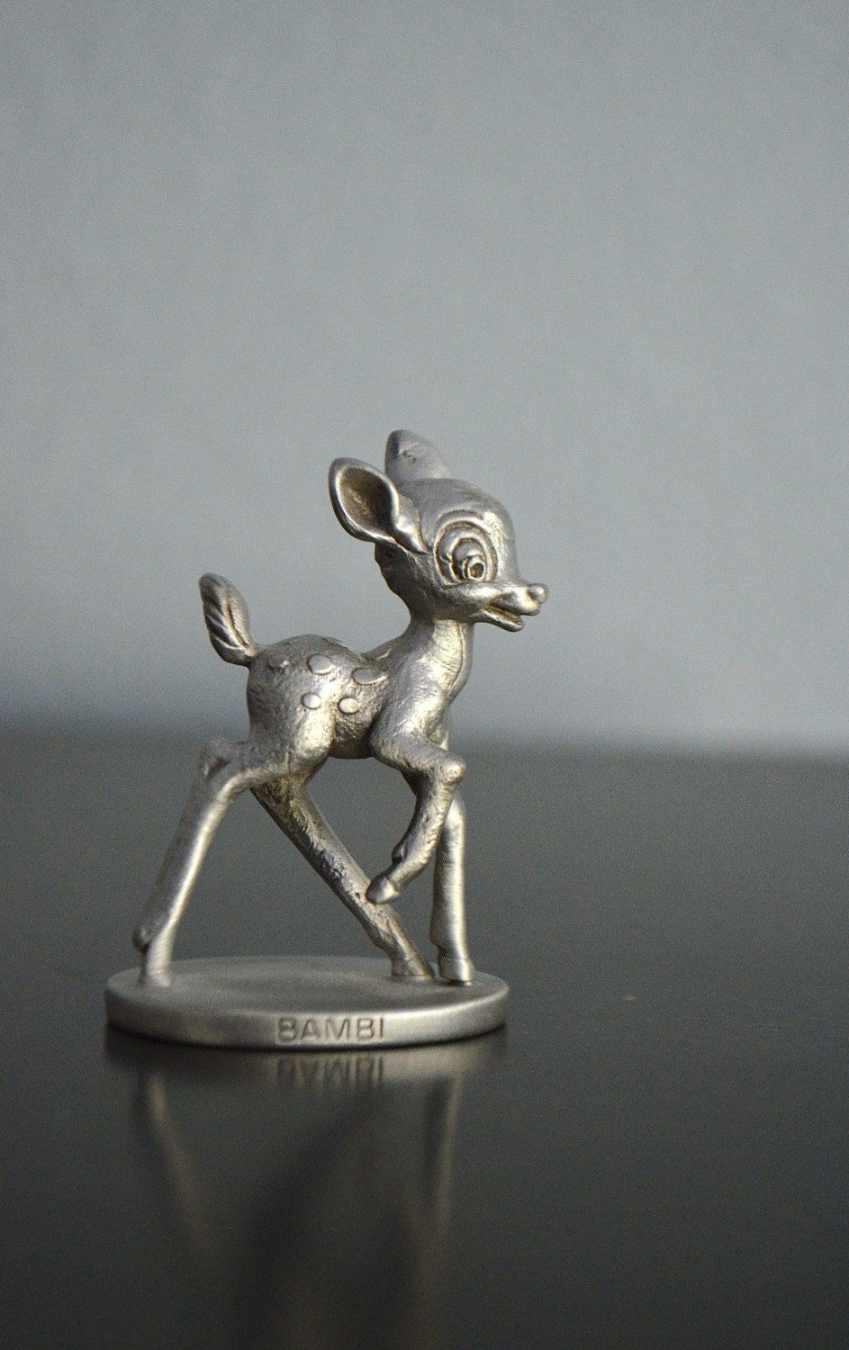 Vintage 80s 90s Pewter Bambi Disney Figure