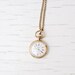 Russian Vintage Mini Necklace Watch Chaika - Made in USSR - Women's Soviet Mechanical Watch - WORKING