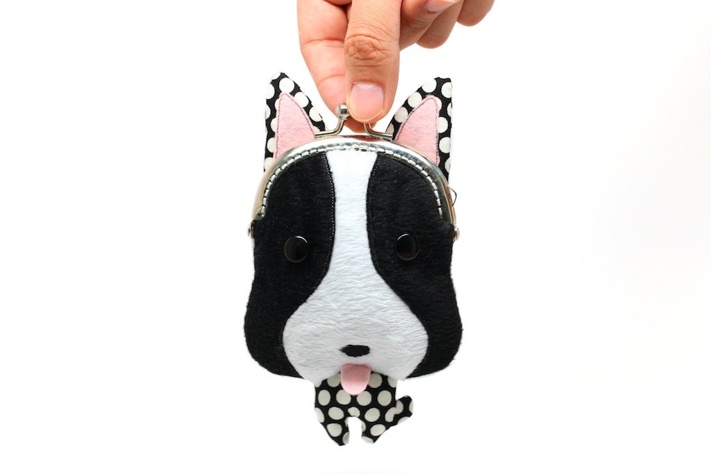 French bulldog 'Chikuwa' coin purse